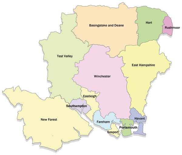 Hampshire County Council Interactive Map Community Directory Search