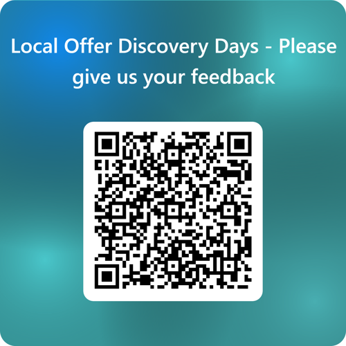 QR code linking to survey