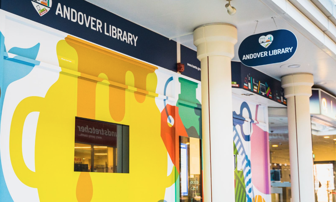 exterior image of Andover library