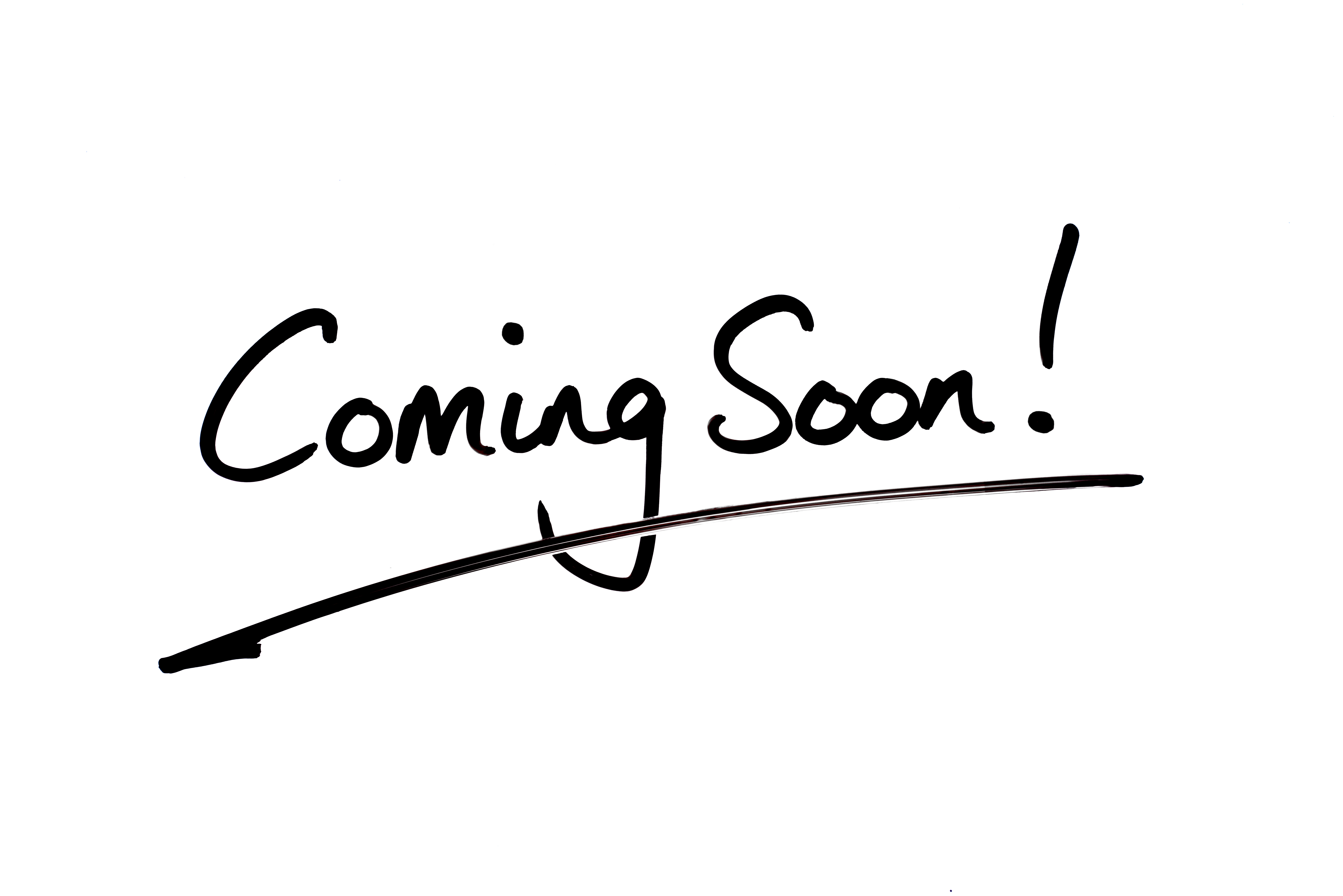coming soon writing