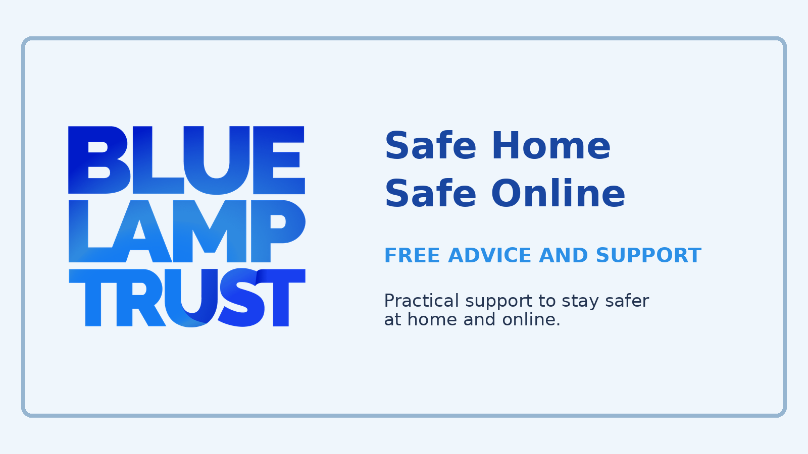 Blue Lamp Trust logo